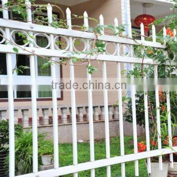 Factory Price!!!Very beautiful Wrought iron fence in garden(ISO9001 MANUFACTURER)