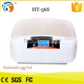 HT-56S chicken poultry egg incubator for sale with LED light