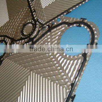 FP80 plate heat exchanger gasket and plate