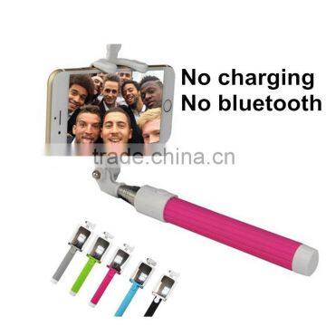 Hot Seller Portable Wireless Foldable Holder Selfie Stick with Mirror