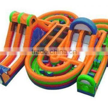 crazy inflatable playground/inflatable obstacle course