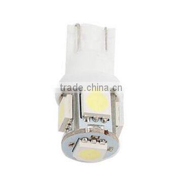 RV LED Light interior lamp 12V DC Super White T10 Wedge 5-SMD 5050 LED Light bulbs W5W 2825 158 192 168 194