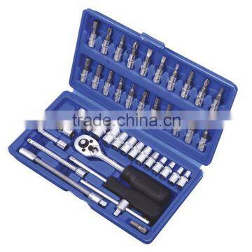 1/4" 46pcs socket wrench set