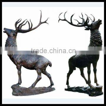 Cheap Bronze Deer Garden Statues