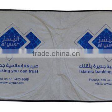 customized logo printed tyvek material car front window shade