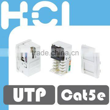 RJ45 Keystone Cat6 LSA IDC Module Faceplate with Door
