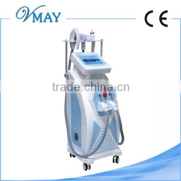 Q Switch Laser Machine 2016 Q-switch ND YAG Tattoo Removal E-light Haemangioma Treatment Ipl Rf + Nd Yag Laser Machine VH631