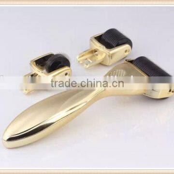 Stretch Mark Removal0.2mm Changeable Heads Professional Derma Roller/microneedling 0.75mm Dermaroller 3 In 1 Functions Titanium Needles Rolling System Derma Roller Kit For Acne Scars photo-2