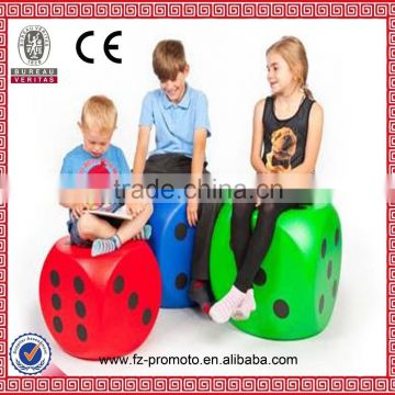 High quality big size pu dice stress ball,custom stress dice with logo print,cheap promotion gift