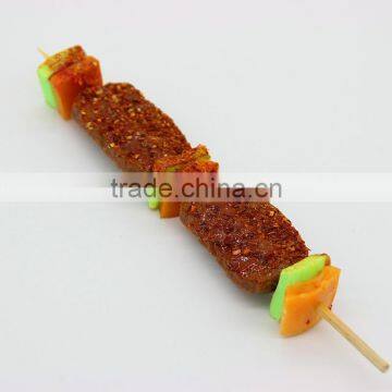 High quality fake Yakitori food for BBQ shop display/Yiwu sanqi crafts factory