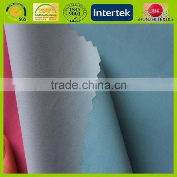 new 50D 300T pu milky coating windbreaker fabric polyester pongee fabric