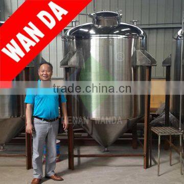 stainless steel Vacuum alcohol fermentation tank1000L Stainless Steel Beer Fermentation Tanks for Sale/dispensing tank