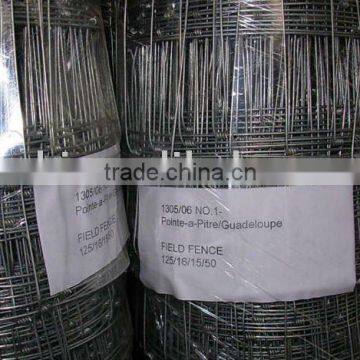 Filed fence mesh