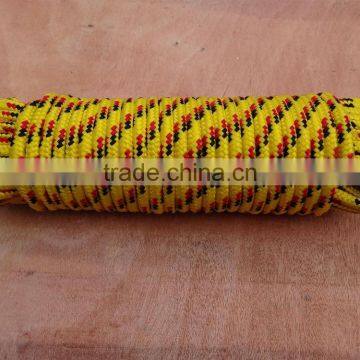 diamond braided polypropylene rope bundle