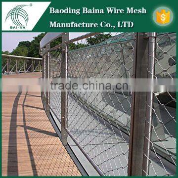 Knitted Wire Mesh Type and Woven Technique balustrade mesh