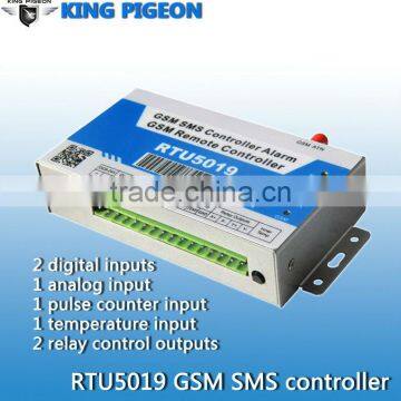 GSM RTU SMS Controller with Analog Input DIN 2 Relay Output