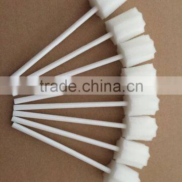 Factory directly sell medical stick, disposable toothbrush,disposable sponge toothbrush,sponge stick, foam sticks