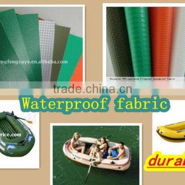 Waterproof Durable PVC Laminated and coated Fabric for Inflatable Boat