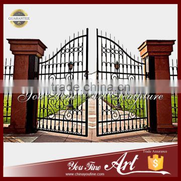 customized wrought iron gate for farm