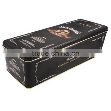 factory sale rectangular wine packaging tins