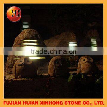 Chinese LED Granite Stone Lantern for Lamp Decoration photo-5