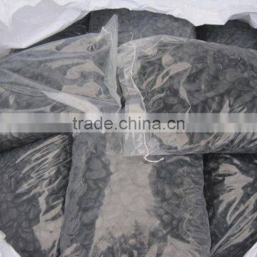 Black Polished River Pebbles Stone photo-4
