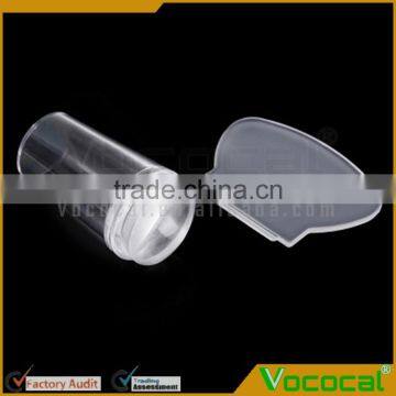 DIY Transparent Silicone Nail Art Stamping Stamp Stamper Transfer Image Plate Manicure Nail Art Tool With Scraper photo-4