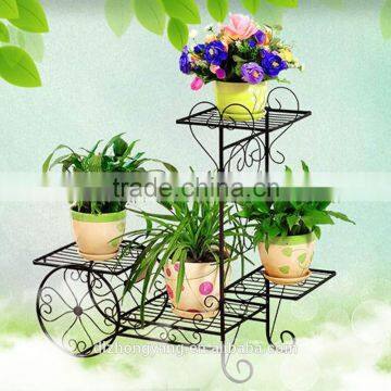 oem decorative wholesale handmade Multiple color Iron flower pot display stand