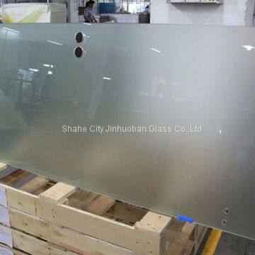 3-19mm Single or Double Side Non-Fingerprints Frosted Acid Etched Glass photo-3