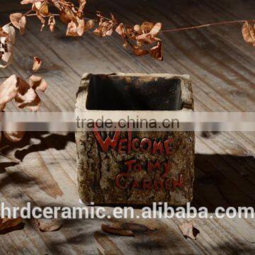 Factory Hot Sale Indoor Cement Garden Flower Pot photo-2