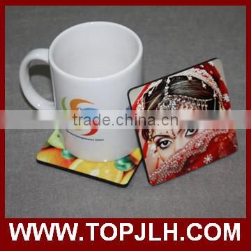 High quality sublimation wood coffee cup coaster