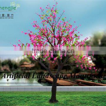 After-service Accepted Decorative Tree Silk/plastic Peach Blossom Cherry Blossom photo-2