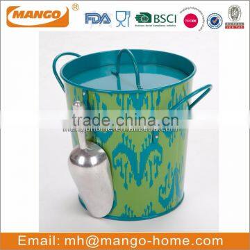 Small Metal Tin Beer Ice Bucket photo-3