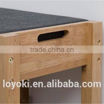 Bamboo Shoe Storage Natural Bamboo Shoes Rack With Tatami Shoe Bench With Drawer Organizers photo-4
