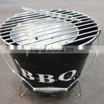 Outdoor Portable Charcoal BBQ Grill,barbecue BBQ Bucket photo-2