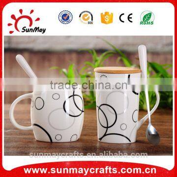 Wholesale Custom High Quality Ceramic Mug With Spoon photo-3