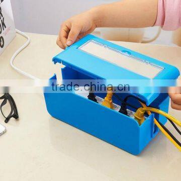 Multi Power Plug Socket Anti-dust Storage Box Cable/Wire/Cord Organizer Box photo-5