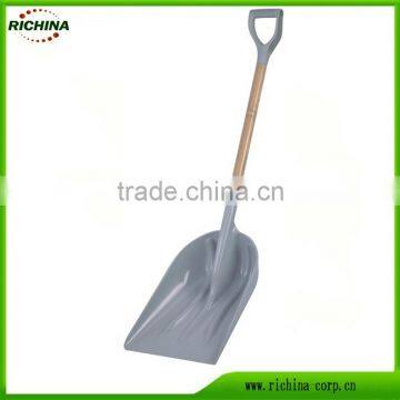 Poly Snow Scoop Shovel with Durable Wood Handle