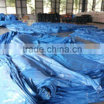 bule colour PE tarpaulin factory professional production