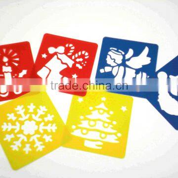 Christmas coffee stencils set