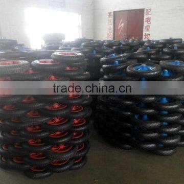 Cheap and Small Pneumatic Rubber Wheel 300-4,small Pneumatic Tires and Wheels for Wheelbarrow