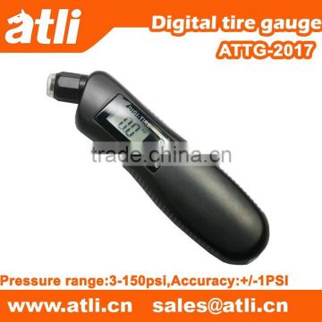 Auto emergency tool with digital tire gauge