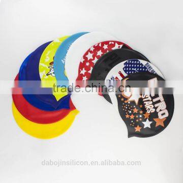 Wholesale Waterproof Silicone Swimming Cap Logo Printing Summer Swimming Cap Customer Design photo-3