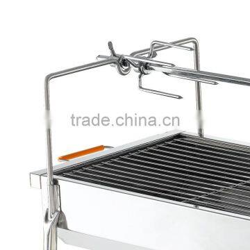Stainless Steel Barbecue Grill Indoor Charcoal BBQ Grill photo-3