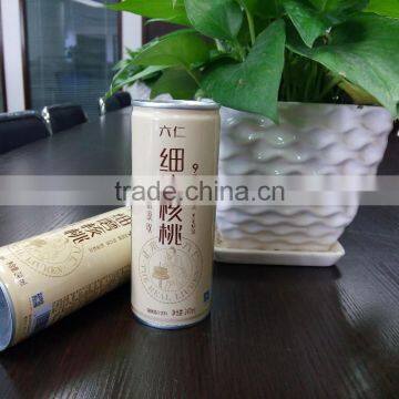 Vegetable Protein Drink Jiuren 240ml Canned Grinded Walnut Milk Juice Type Product Halal Soft Drink photo-2