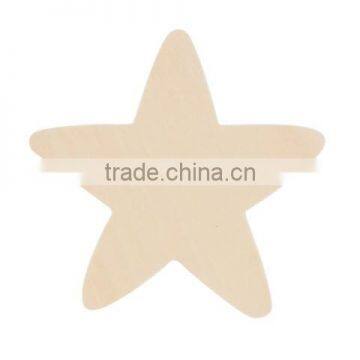 Unfinished Wooden Star Shape