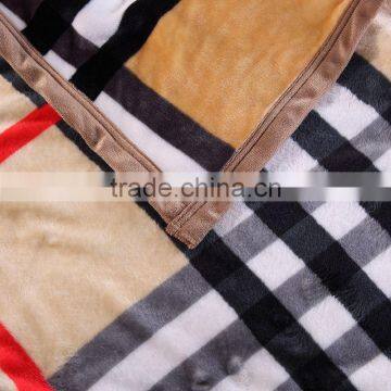 2016 Hot Selling Printed Striped Plaid Flannel Fleece Throw Blanket Made in China photo-6