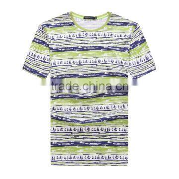 Printing round-neck men t shirt