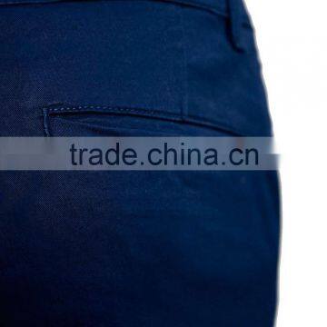 Indigo Stretch Skinny Chinos Pants for Male Latest Design Cotton Mens Cheap Chino Casual Pants photo-4