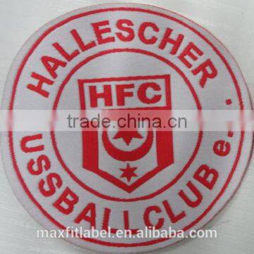 China Factory High Quality Cheap Custom Head Woven Badge photo-3